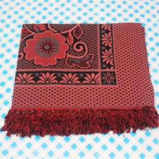 极速复古线毯牀单纯棉针织单件炕单老粗布K榻榻米厚双人牀单沙发