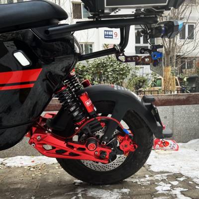 极速AK螃d蟹卡钳升级小牛M2鼓改碟刹车配件UB U1 US MS前后碟刹热