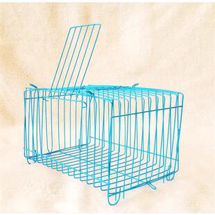 新品2023新款小型宠物运输笼外带铁丝笼子简易仓鼠W兔笼鸟笼猫笼