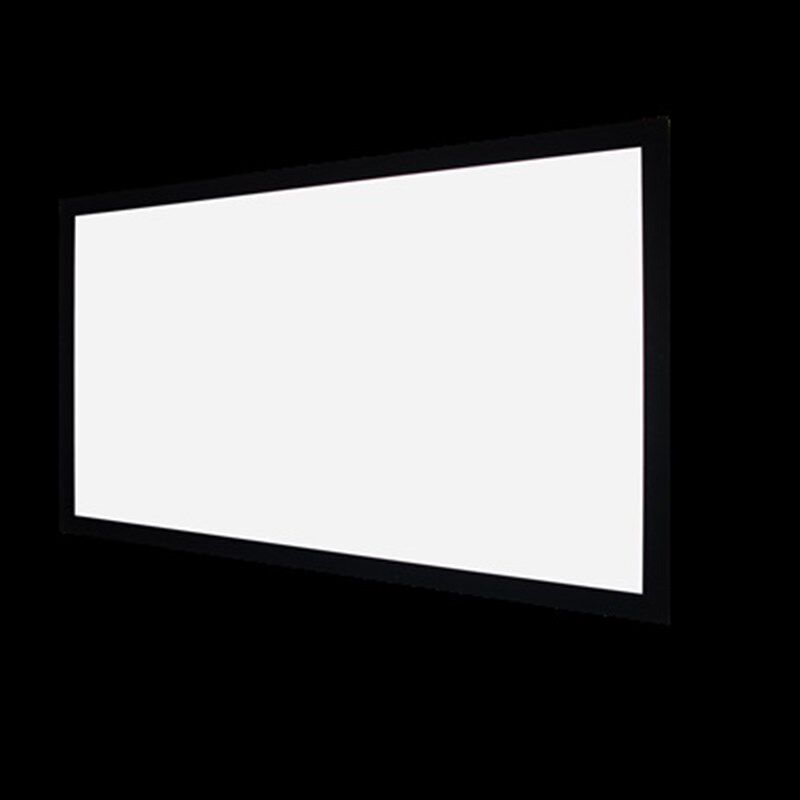 极速jk幕布e120寸画框幕窄边框16:9抗光幕家用高清 4k投影幕100寸
