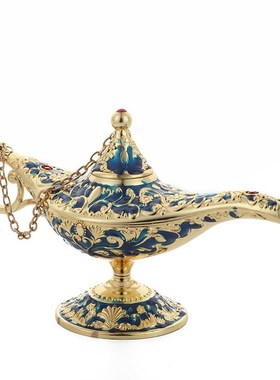 极速欧式阿拉丁神灯摆件复古精美金属工艺品创意家V居古典宫廷风