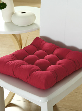 极速41x41cm Household Thickw Solid Color Sanding Chair Cushi
