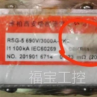 RSG 6F90V 3000A I110 极速库柏西安熔断器公司 PK2 快速熔断器