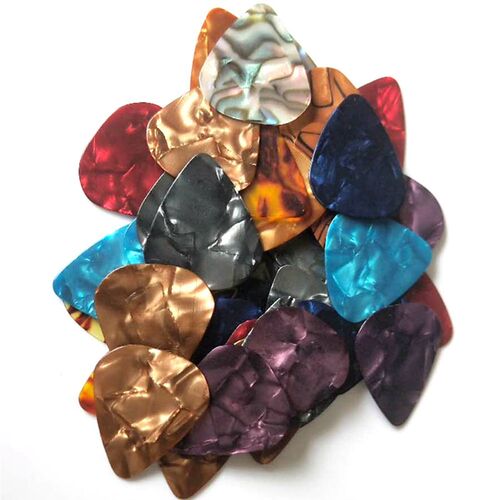 极速50&100 Pcs New Acorustic Picks Plectrum Celluloid Electr