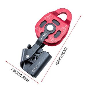 极速Climbing Liftingp Pulley Reliable Sheave Ascender Lifter