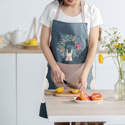 极速Womens Apron Waterproof Household PVC OiPl-proof Aprons
