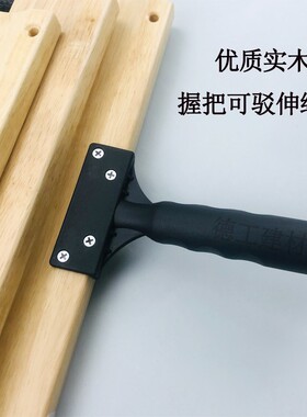 极速艺术涂料黑色g斜口双排布纹漆油漆麻布刷斜R边毛刷矽藻泥肌理