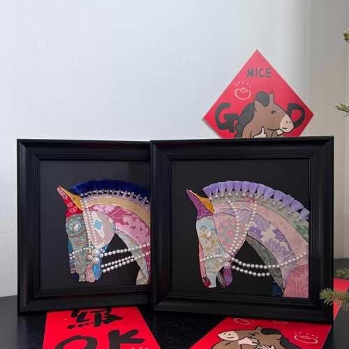 2026马年拼布非遗宋锦珍珠