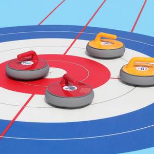 速发教学拓展旱地冰壶器材冰上溜石冰面运动赛道冰壶大地壶球滚珠