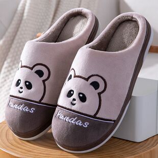 极速棉拖鞋 加o绒厚底室内保暖高端男士 棉拖鞋 冬天防滑棉拖 女冬季