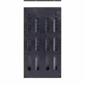 极速员工打卡多功能考勤表插卡板仓库物料卡考勤T架插卡架子双排