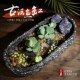 新品 饰 古法养鱼缸生态缸q造景碗莲浮萍陶瓷盆乌龟缸水培池小型装