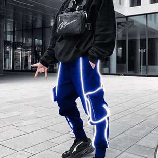 new tiey overalls 极速Spring reflective summer mens str and