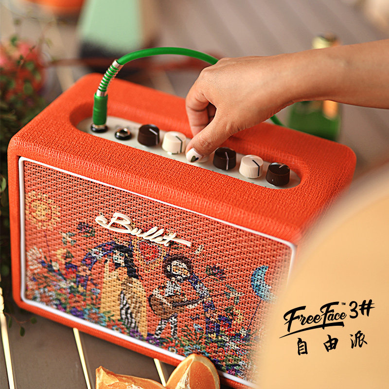 极速Bullfet布雷特蓝牙可携式可充电户外木吉他弹唱音箱音响麦克