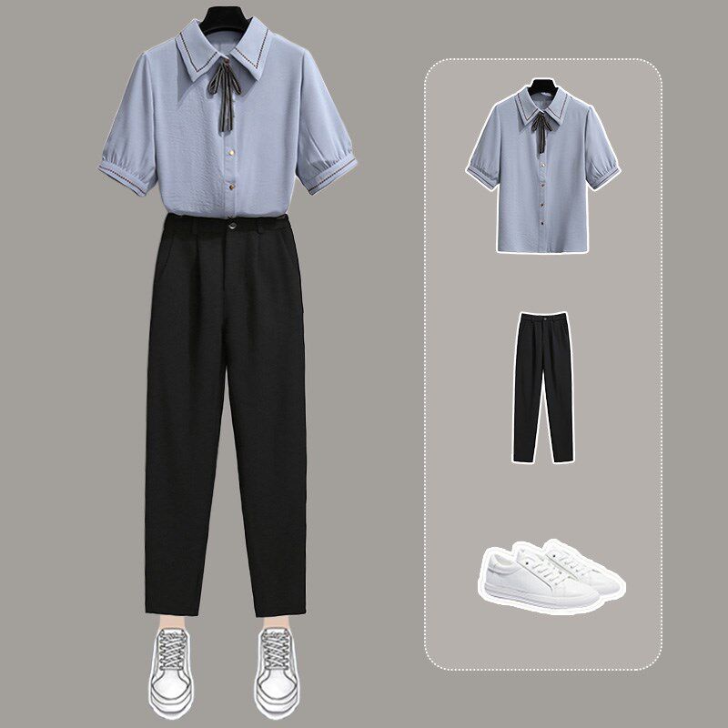 新品正式场合职业通勤女装夏季公务员幼儿教资事T业编面试套装教