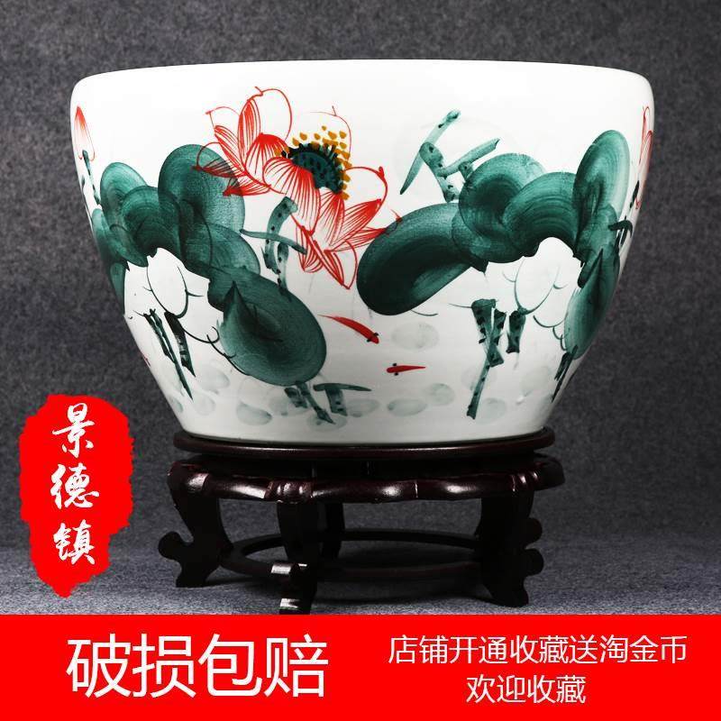 极速l景德庭镇陶瓷金鱼缸特大号小E睡莲荷水缸院花客厅乌龟养鱼盆,宠物/宠物食品及用品,桌面缸,淘宝优惠券,粉丝福利购,淘宝优惠卷