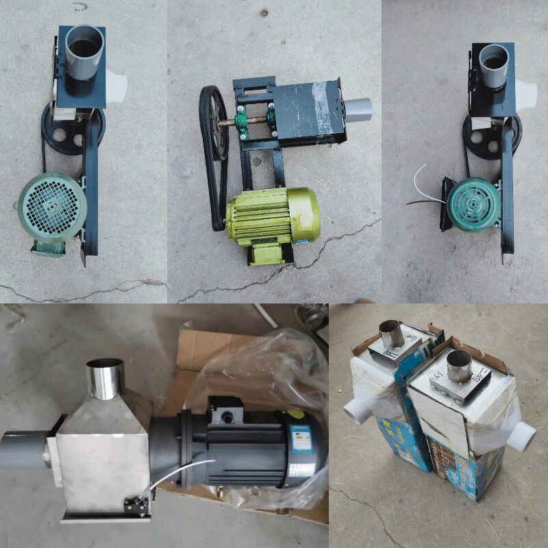 极速料线a电机主机鸡自动投料全套配件料线喂料机料斗下料管皮带