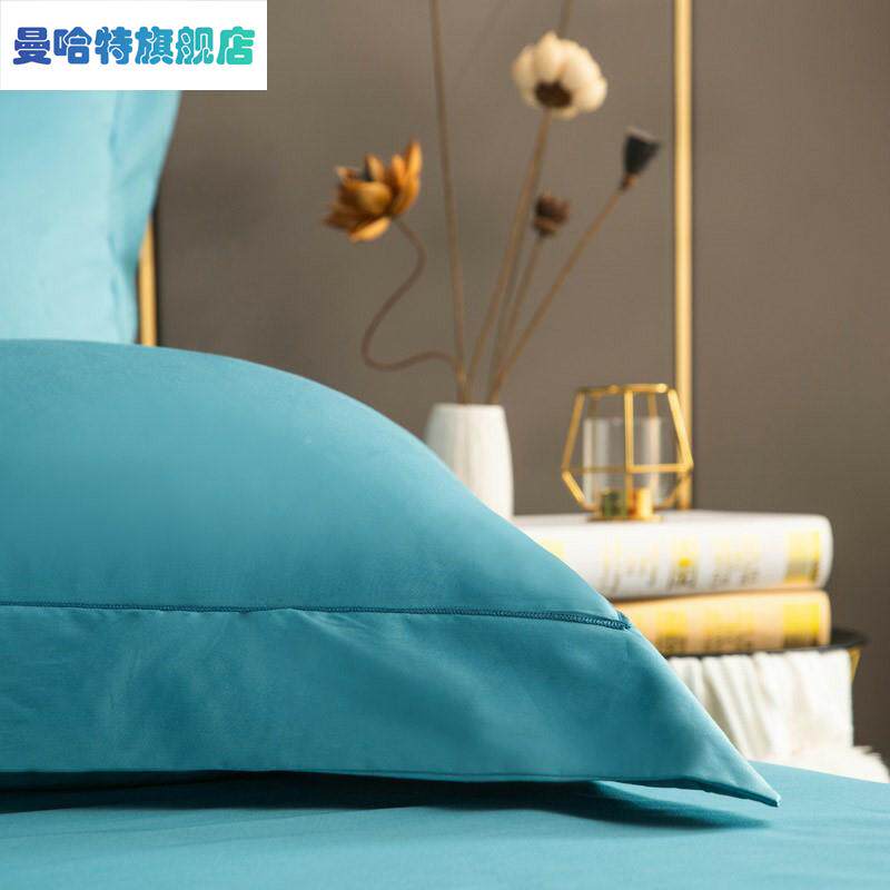 极速全棉靠垫套抱枕床上靠枕床头抱枕套不含芯L6060枕套65纯棉