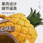 新品 饰品全套繁殖罐 鱼缸造景小摆件躲避蘑菇房菠萝屋G仿真鱼虾装