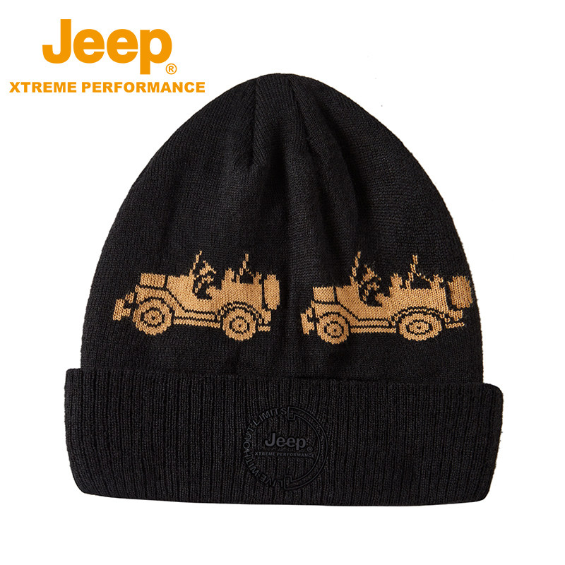 Jeep吉普秋冬针织帽户外旅行防寒保暖毛线帽高弹大头围毛线堆堆帽,运动包/户外包/配件,运动帽,淘宝优惠券,粉丝福利购,淘宝优惠卷