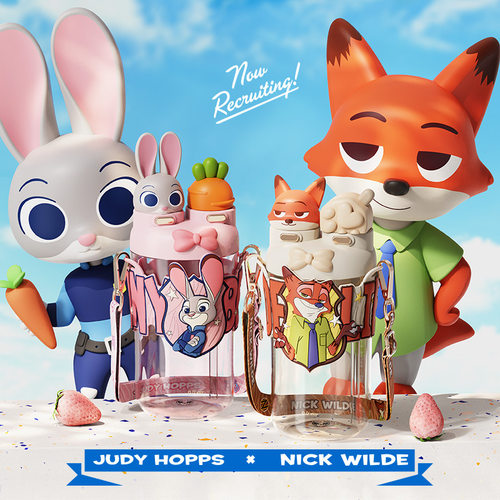 疯狂动物城联名保温杯朱迪尼克