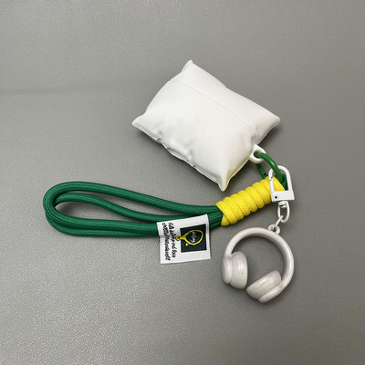 适用华为freeclip2耳夹式耳机保护套创意白色抱枕7i蓝牙freebuds6i高级感clip软pro4新款freebudpro5壳se3/4