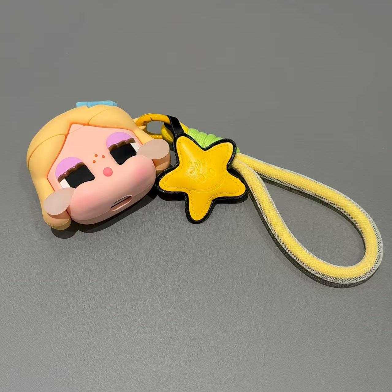 可爱卡通哭娃适用苹果AirPods4代苹果无线蓝牙耳机套AirPodspro3代个性AirPods1/2硅胶AirPodspro2防摔耳机盒