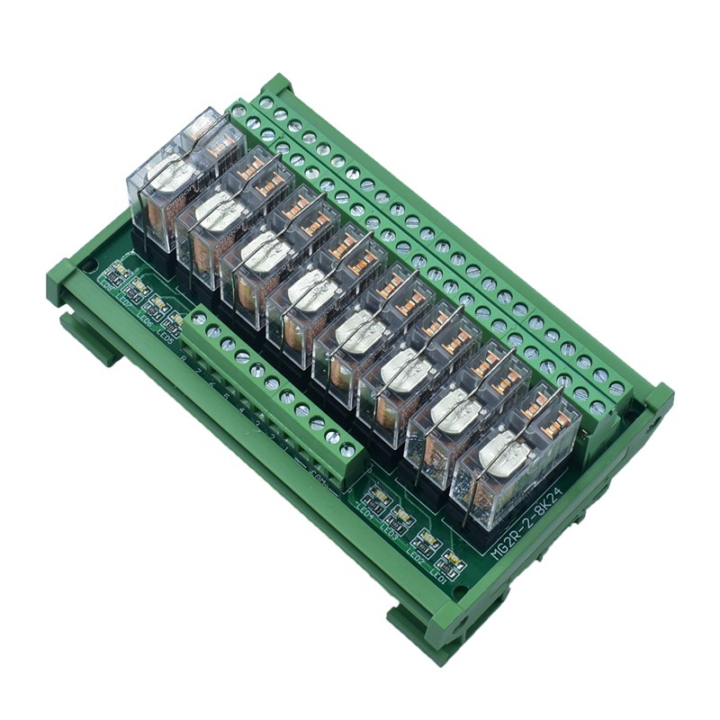 继电器模组24v/12v一开一闭二开二闭plc单晶片直流控制输出放大板图片
