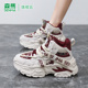 女款 春季 增高厚底防滑耐磨运动韩版 森马老爹鞋 潮流百搭高帮休闲鞋