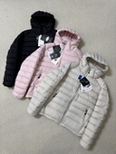 必入 纯Z 品质货15D消光尼龙超细低弹丝鹅绒连帽排骨羽绒服外套