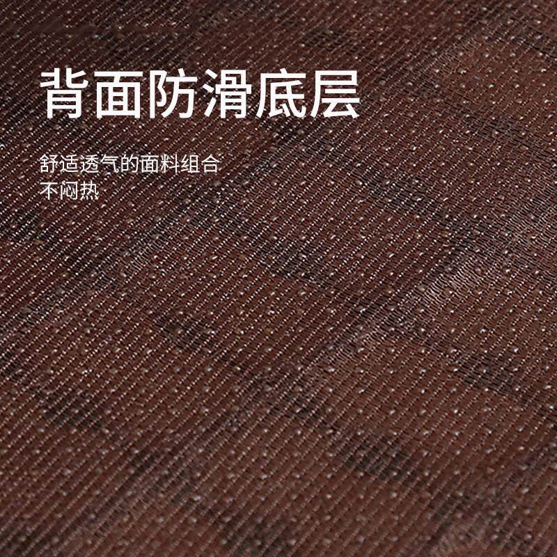 热销汽车坐垫竹垫夏季竹子竹片凉垫单片夏天车载S四季凉席座垫通