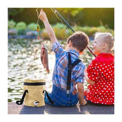 极速Outdoor Folding Bucket 10L Large GCapacity Collapsible W