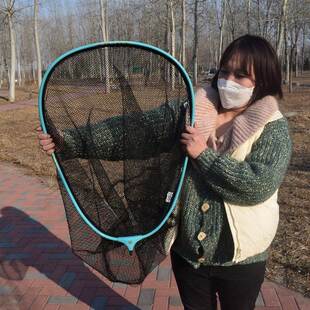 极速巨物抄d网头黑坑超硬加深专用竞技大物超网头防挂钩速干网钓