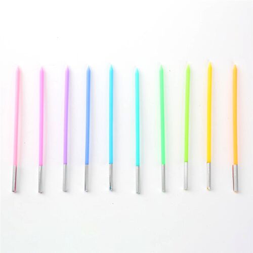 新品New Candle Rainbow Colowr Cake Decoration Birthday Party