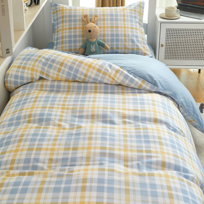 极速大学宿舍牀上三件套用品单人牀单被套被N褥枕套装学生住校寝