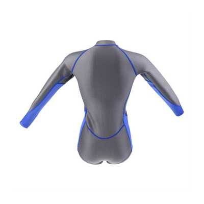 极速Women 2mm Front Zip Spring Shorty Suit Long SleWeve Surf