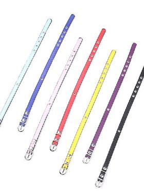 极速Cat Accesories Pink PU Leather Adjustable S M USafety Na