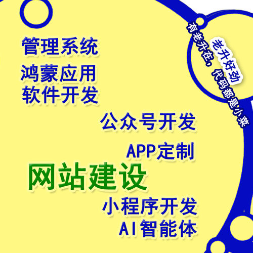 软件开发APP定制企业小程序OA业务管理系统e搭建AI智能体网站建设