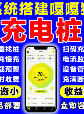 充电桩小程序收费系统ocpp1.6共享管理平台开发物联网源码搭建