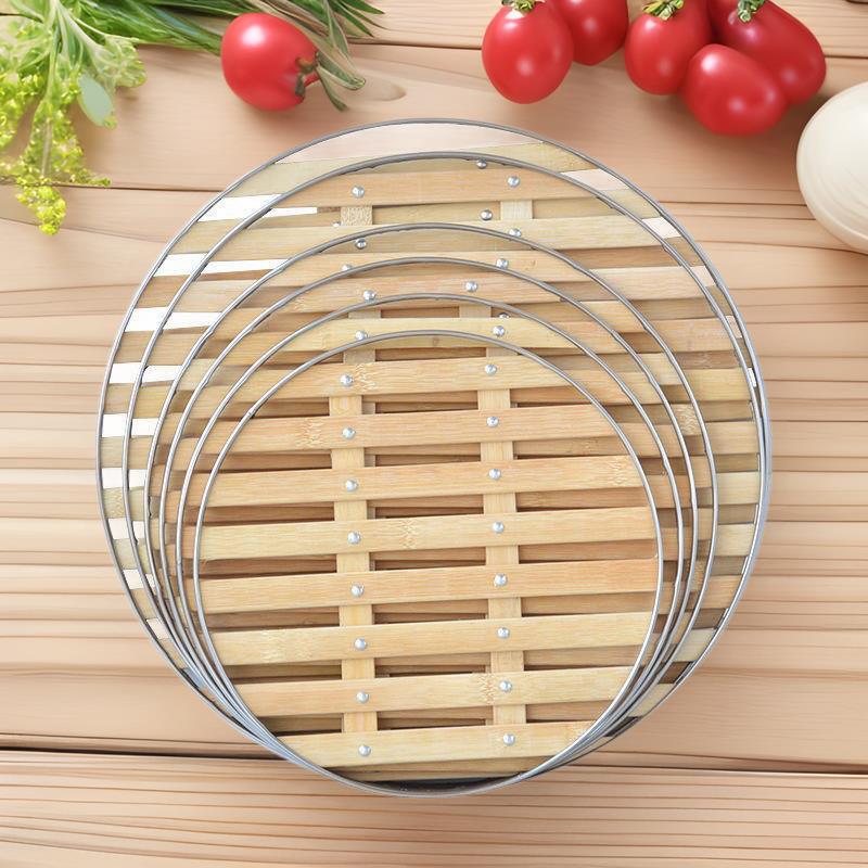 包邮蒸架圆形竹篦子笼屉蒸笼蒸片蒸屉蒸锅垫隔水家用热馒头通用型