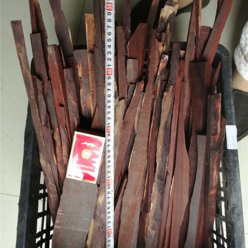 速发小叶紫檀木料手工制作长条下脚料雕刻原木檀香边角料