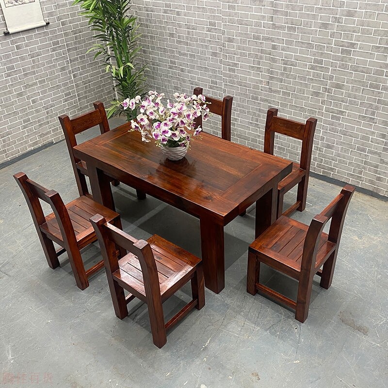 现货速发船木茶桌老船木餐桌实木家用客厅泡茶台公司餐厅客栈复古