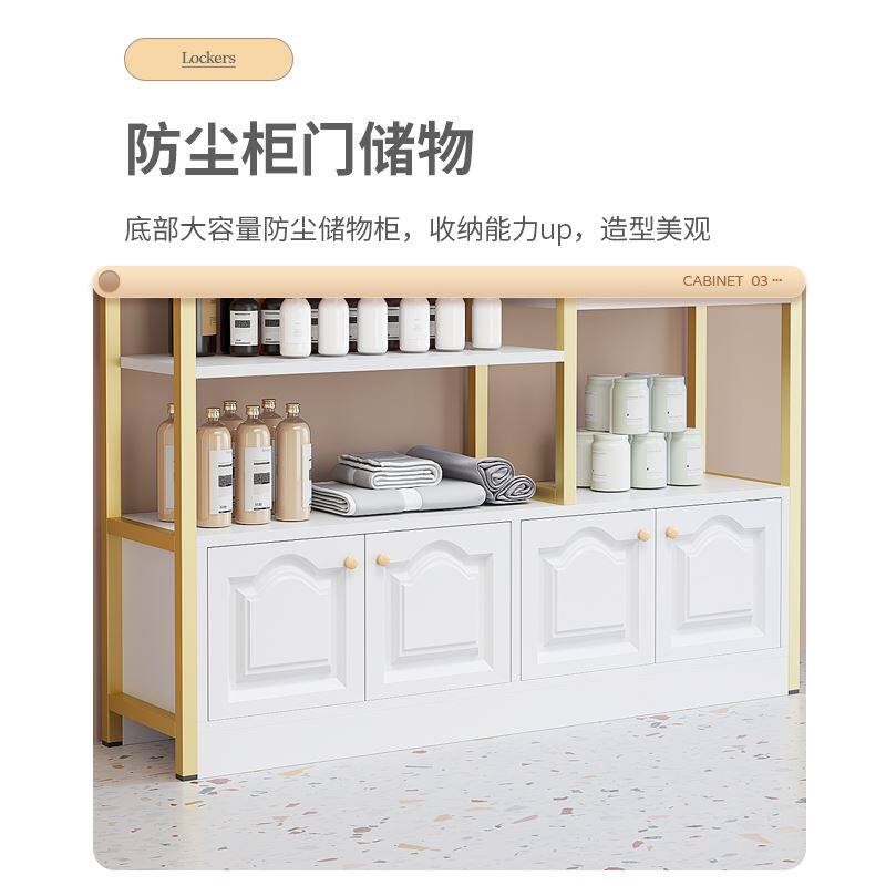 现货速发化妆品展示柜院护肤展示架理发店产品展柜摆台架子母婴店