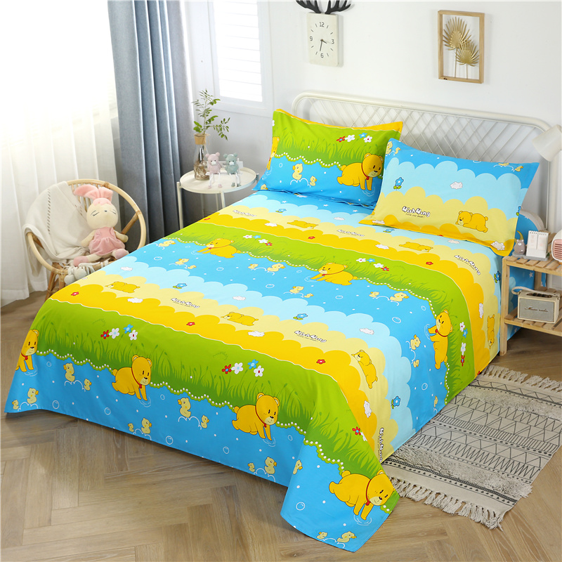 速发单件 100%全棉儿童婴幼儿1.2米15.m双学被单人生