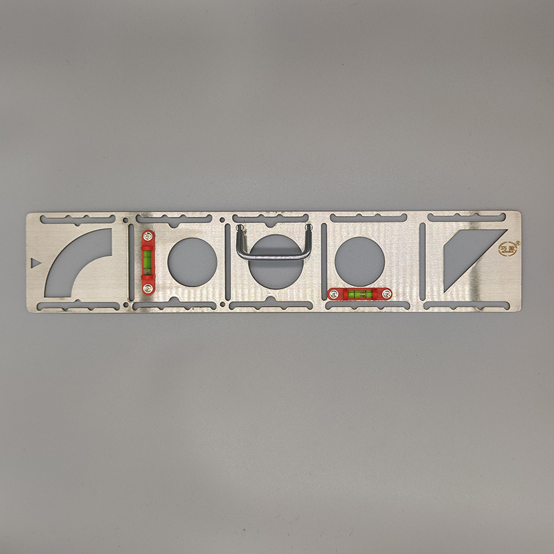 速发86型画盒工具水电工画线神器86/118底盒开关盒水平仪尺带把手