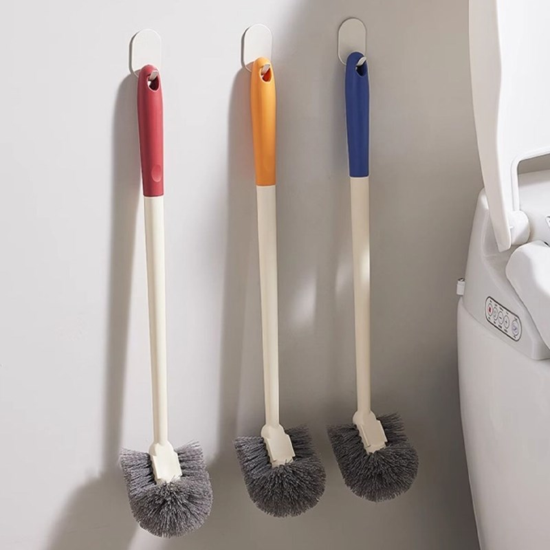 速发马桶刷家用所挂式长柄无死角洗厕壁刷子卫生间毛挂式软悬洁厕