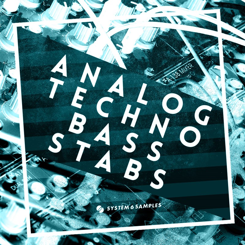 速发Analog Techno Bass Stabs WAV 工业电音采样包