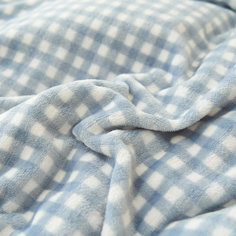 极速珊瑚a绒被套单件牛奶绒冬天加厚法兰毛绒1.5米被罩180x200x23