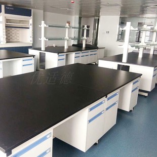 极速实验台实验室操作台化验试验工作台学生实验试T剂桌钢木边台