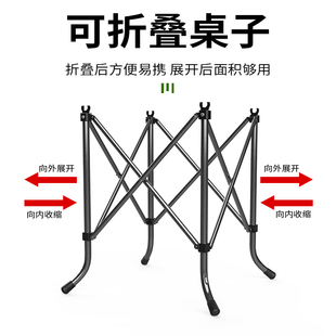 极速Ouatdoor folding table and chair set Picnic camping chai